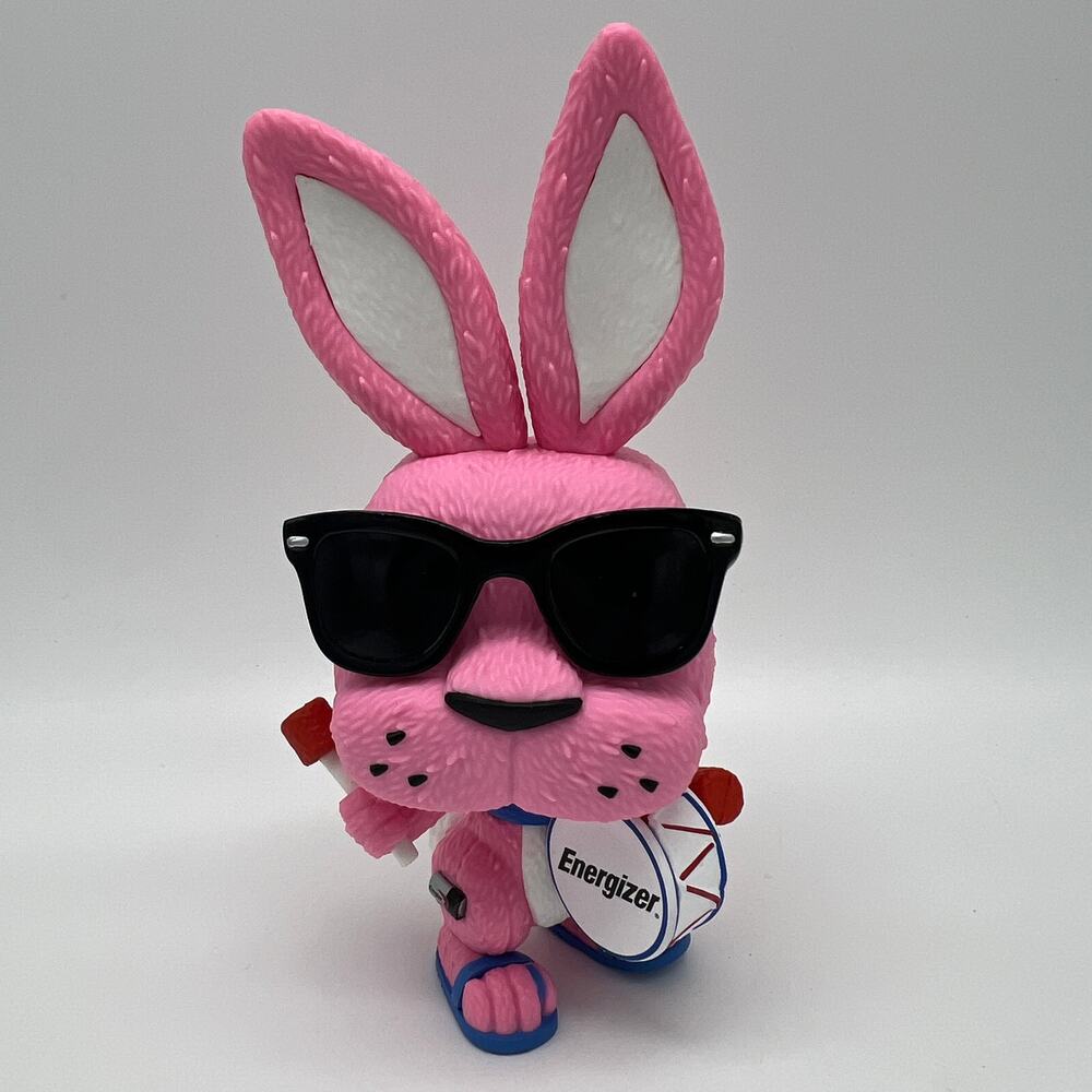 Funko Vinyl Ad Icons Energizer Bunny Figure Pink OOB Drum Batteries Rabbit 2019